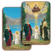Holy Family 3D Bi-Dimensional Cards cm.5.5x8.2- 2 1/8"x 3 1/4"
