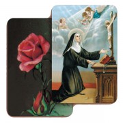 St.Rita 3D Bi-Dimensional Cards cm.5.5x8.2- 2 1/8"x 3 1/4"