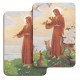 St.Francis 3D Bi-Dimensional Cards cm.5.5x8.2- 2 1/8"x 3 1/4"