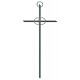 Une croix faite de métal argenté pour l'anniversaire cm.20- 8"