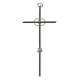 Une croix faite de métal argenté pour un 25e anniversaire cm.20- 8"