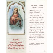 Sacred Heart of Jesus Bookmark cm.6x15.5- 2 1/2"x 6 1/8"
