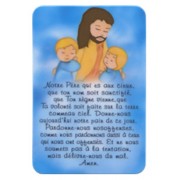 Our Father Prayer Fridge Magnet French cm.4x6 - 2 1/2"x 4 1/4"