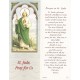  Prayer to St.Jude Bookmark cm.6x15.5- 2 1/2"x 6 1/8"