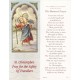 St.Christopher the Motorist's Prayer Bookmark cm.6x15.5- 2 1/2"x 6 1/8"