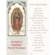 Our Lady Guadalupe Bookmark cm.6x15.5- 2 1/2"x 6 1/8"