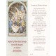 Holy Family Prayer to Obtain Favours Bookmark cm.6x15.5- 2 1/2"x 6 1/8"