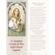 Prayer in Honour of St.Dymphna Bookmark cm.6x15.5- 2 1/2"x 6 1/8"
