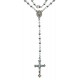 Necklace Rosary Silver Plated mm.3