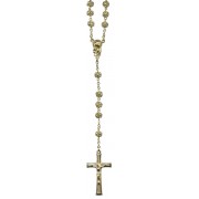 Strass Rosary Crystal Gold Plated mm.6