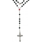 Wood Rosary mm.3 Black Collection