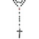 Wood Rosary mm.9 Black Collection