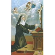 Holy card of St.Rita cm.7x12- 2 3/4"x 4 3/4"