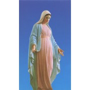 Holy card of Miraculous cm.7x12- 2 3/4"x 4 3/4"