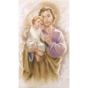 Holy card of St.Joseph cm.7x12- 2 3/4"x 4 3/4"