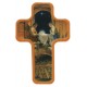 Nativity with Sheep Cross Fridge Magnet cm.4x6 - 2 1/2"x 4 1/4"