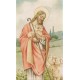 Holy card of Jesus the Shepherd cm.7x12- 2 3/4"x 4 3/4"