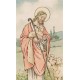 Holy card of Jesus the Shepherd with Gold Foil