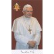 Holy card of Pope Benedict cm.7x12- 2 3/4"x 4 3/4"