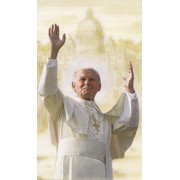 Holy card of the Pope John Paul II cm.7x12- 2 3/4"x 4 3/4"