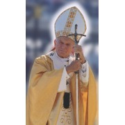 Holy card of the Pope John Paul II cm.7x12- 2 3/4"x 4 3/4"