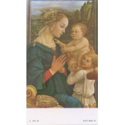 Holy card of Lippi and Children cm.7x12- 2 3/4"x 4 3/4"