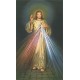 Carte sainte de la Miséricorde Divine avec feuille d'or