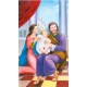 Holy card of the Holy Family cm.7x12- 2 3/4"x 4 3/4"