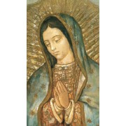 Holy card of Our Lady of Guadalupe cm.7x12- 2 3/4"x 4 3/4"