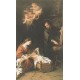 Holy card of Nativity with Gold Foil cm.7x12- 2 3/4"x 4 3/4"
