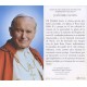 Holy card of Pope John Paul II with Prayer in Spanish cm.7x12- 2 3/4"x 4 3/4"