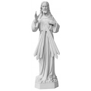 Divine Mercy Composite Marble Statue in White cm.50- 19 3/4"