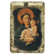 St.Anthony Scroll Fridge Magnet cm.4x6 - 4 1/4"x 2 1/2"