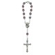 Bohemia Crystal Decade Rosary mm.7 Amethyst