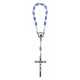 Bohemia Crystal Decade Rosary mm.5 Sapphire