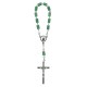 Bohemia Crystal Decade Rosary mm.6 Emerald