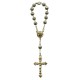 Gold Plated Solid Decade Auto Rosary mm.6