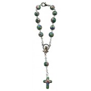 Cloisonné Decade Rosary mm.6 Emerald
