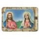 Sacred Heart of Jesus and Immaculate Heart of Mary Scroll Fridge Magnet cm.4x6 - 2 1/2"x 4 1/4"