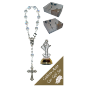 Medjugorje Car Statue SCBMC8 with Decade Rosary RDT400-15