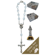 St.Francis Car Statue SCBMC17 with Decade Rosary RDI28