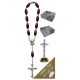 Crucifix Car Statue SCBMC20 with Decade Rosary RD164-2