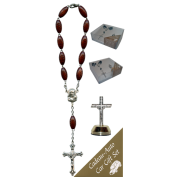 Crucifix Car Statue SCBMC21 with Decade Rosary RD164-2