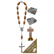 Crucifix Car Statue SCBMC22 with Decade Rosary RD164-1