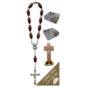 Crucifix Car Statue SCBMC22 with Decade Rosary RD164-2