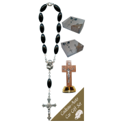 Crucifix Car Statue SCBMC22 with Decade Rosary RD164-3