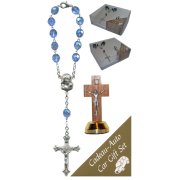 Crucifix Car Statue SCBMC22 with Decade Rosary RD850-11
