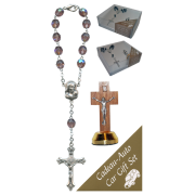 Crucifix Car Statue SCBMC22 with Decade Rosary RD850A-16