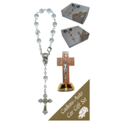 Crucifix Car Statue SCBMC22 with Decade Rosary RDT400-15