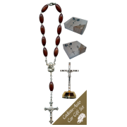  Crucifix Car Statue SCBMC23 with Decade Rosary RD164-2